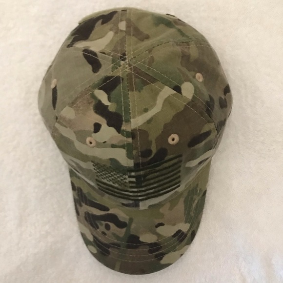 ROTHCO U.S. Military Issue Adjustable Camou American Flag Ball Cap - Picture 7 of 14